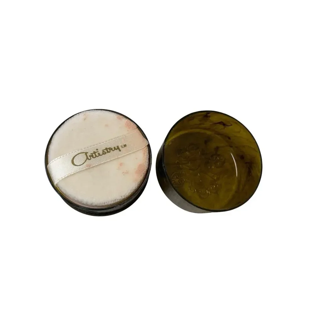 Artistry By Amway Loose Powder MEDIUM With Puff 1 Oz‎ Open Box Cut In Seal